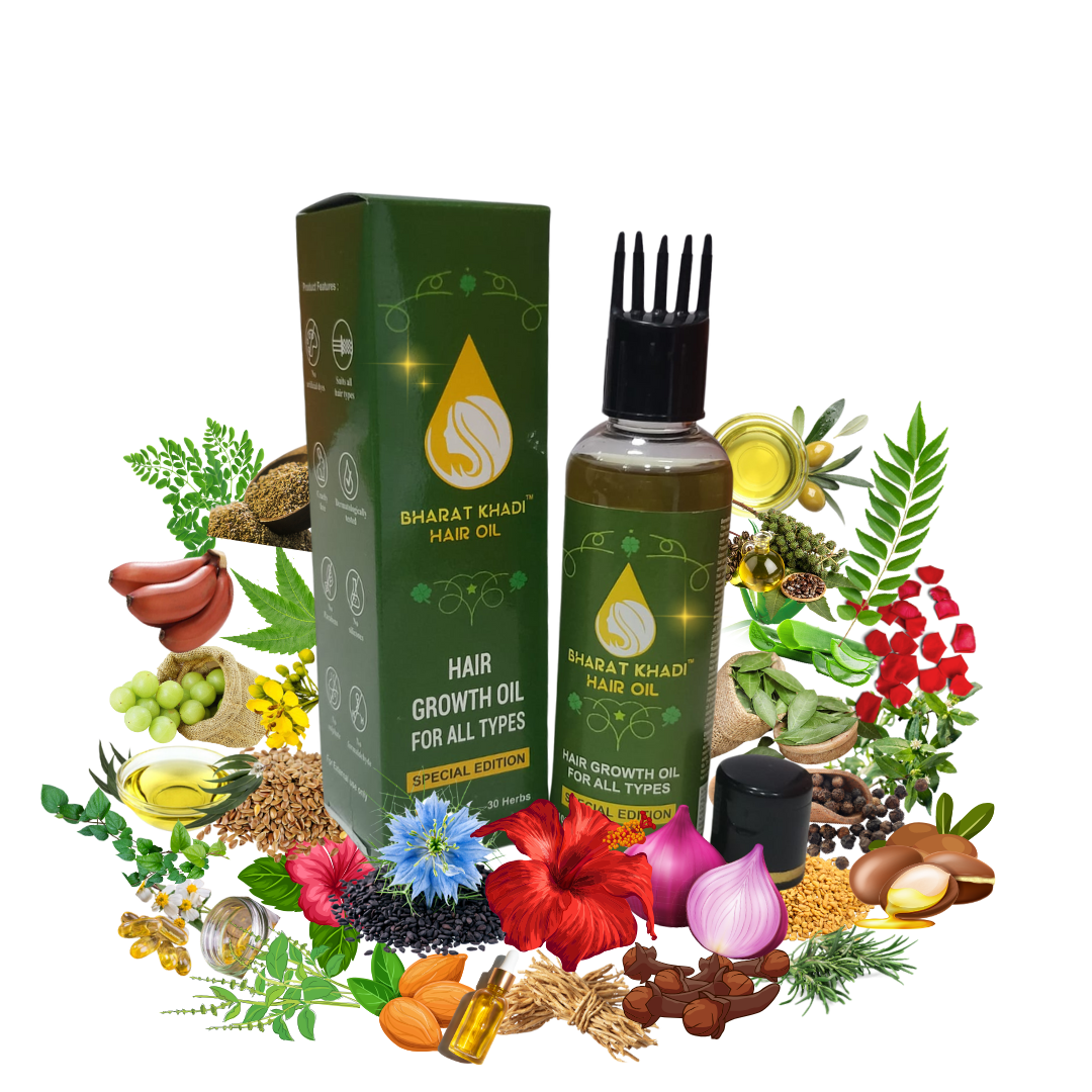 Bharat Khadi Hair Oil | 100ml (Pack of 1)